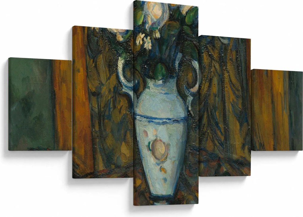 Obraz - Paul Cézanne, Vase of Flowers, reprodukcje (125x70 cm)