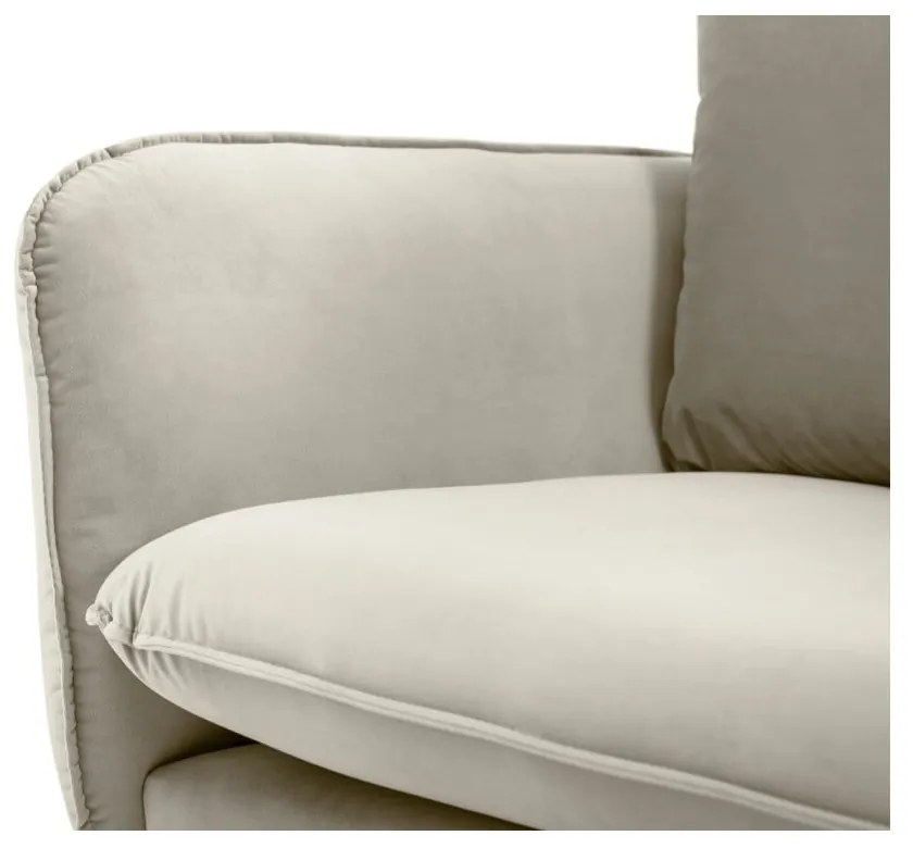 Beżowa sofa Cosmopolitan Design Vienna, 160 cm