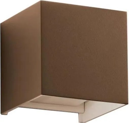 Ideal Lux - LED zewnętrzny kinkiet ATOM LED/12W/230V CRI 90 IP54, brązowy