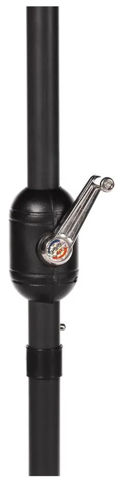 Czarny parasol ogrodowy ø 300 cm Happy Sun – Bonami Essentials