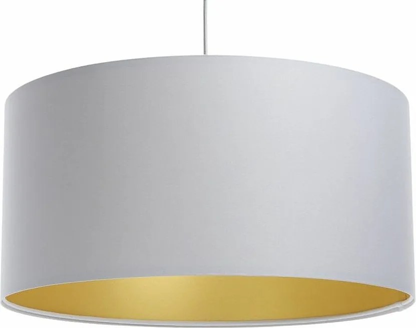 Lampa wisząca MODERN 60 szara/złoty mat