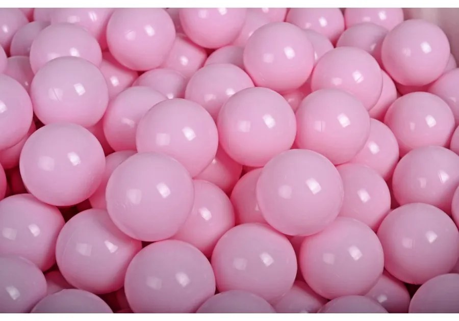 Plastikowe piłeczki do suchego basenu 7cm, 50 szt, pastelowy róż - meowbaby®