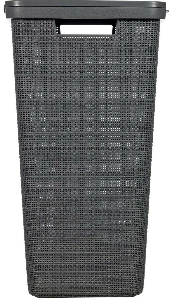 Curver Kosz na brudną bieliznę Jute 58 l, ciemnoszary