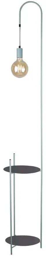 Podłogowa lampa z półkami R9-A57