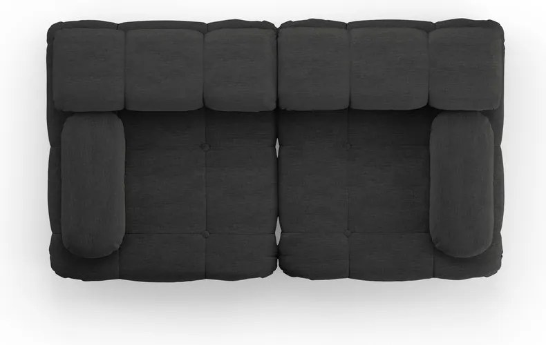 Czarna sofa 192 cm Ferento – Cosmopolitan Design