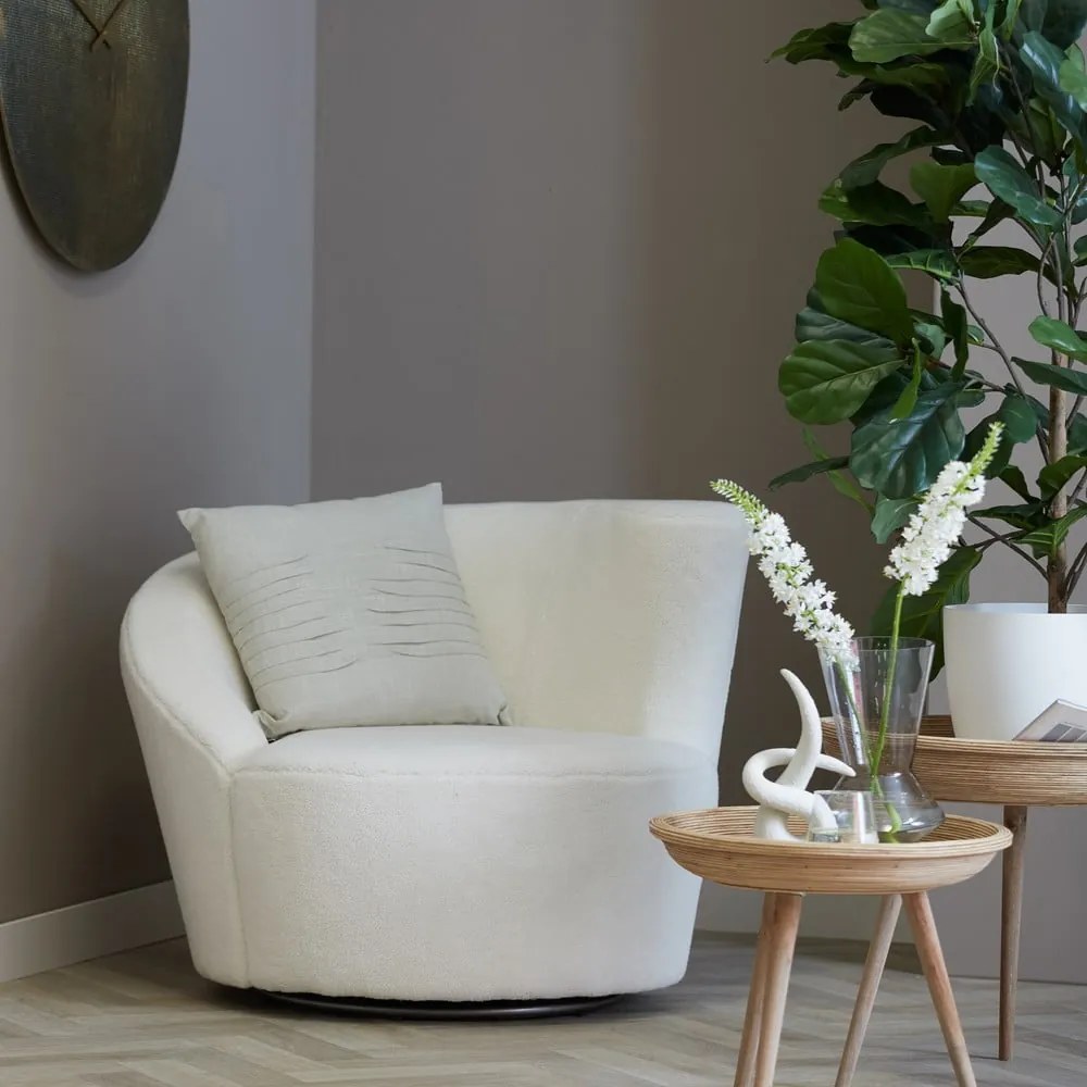 Rattanowe okrągłe stoliki zestaw 2 szt. ø 56 cm Colon – Light & Living