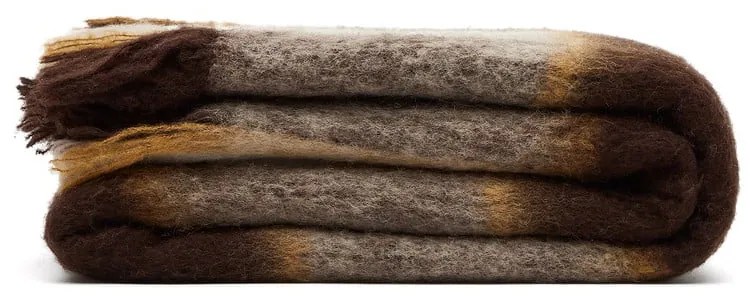 Koc z wełny i mieszanki włókien 130x170 cm Maro – Kave Home