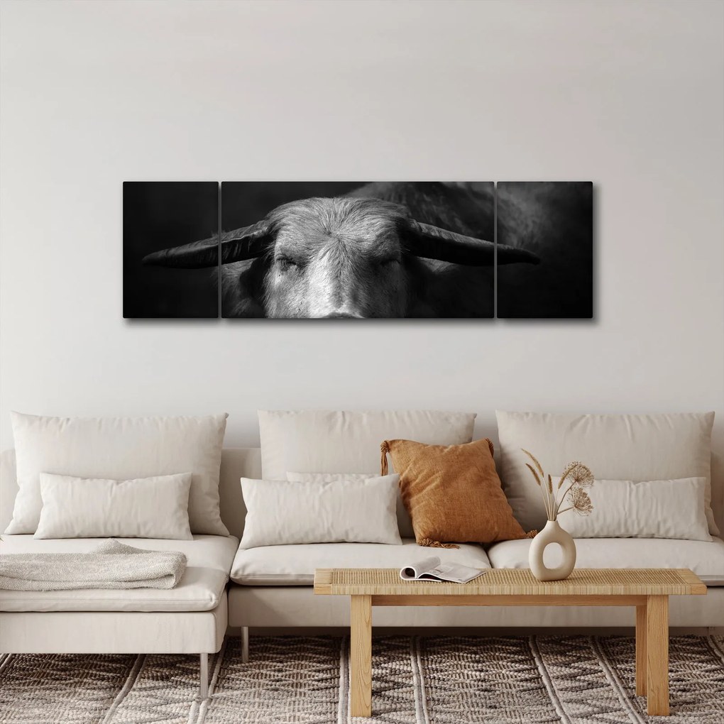 Obraz - Krowa (170x50 cm)