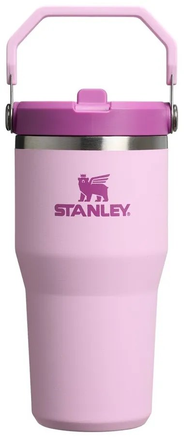 Różowy termos ze stali nierdzewnej 600 ml IceFlow™ Flip Straw 2.0 Cherry Blossom – Stanley