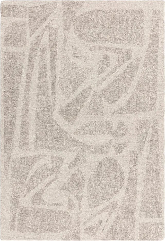 Kremowy wełniany dywan tkany ręcznie 200x290 cm Loxley – Asiatic Carpets