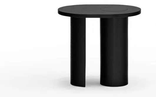 Stolik w dekorze jesionu 60x45 cm Nori – Teulat