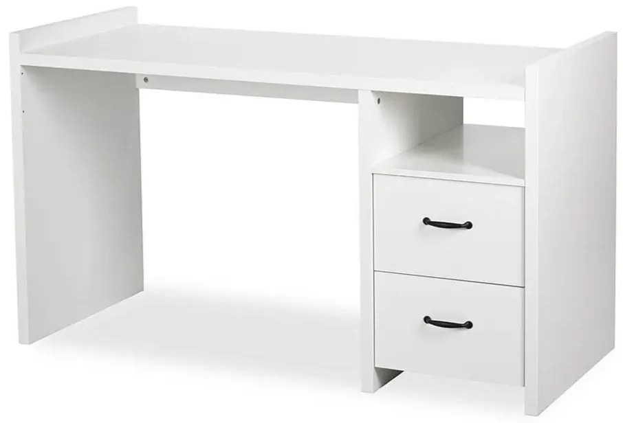 Biurko dziecięce AMELIA 145cm białe LITTLE SKY
