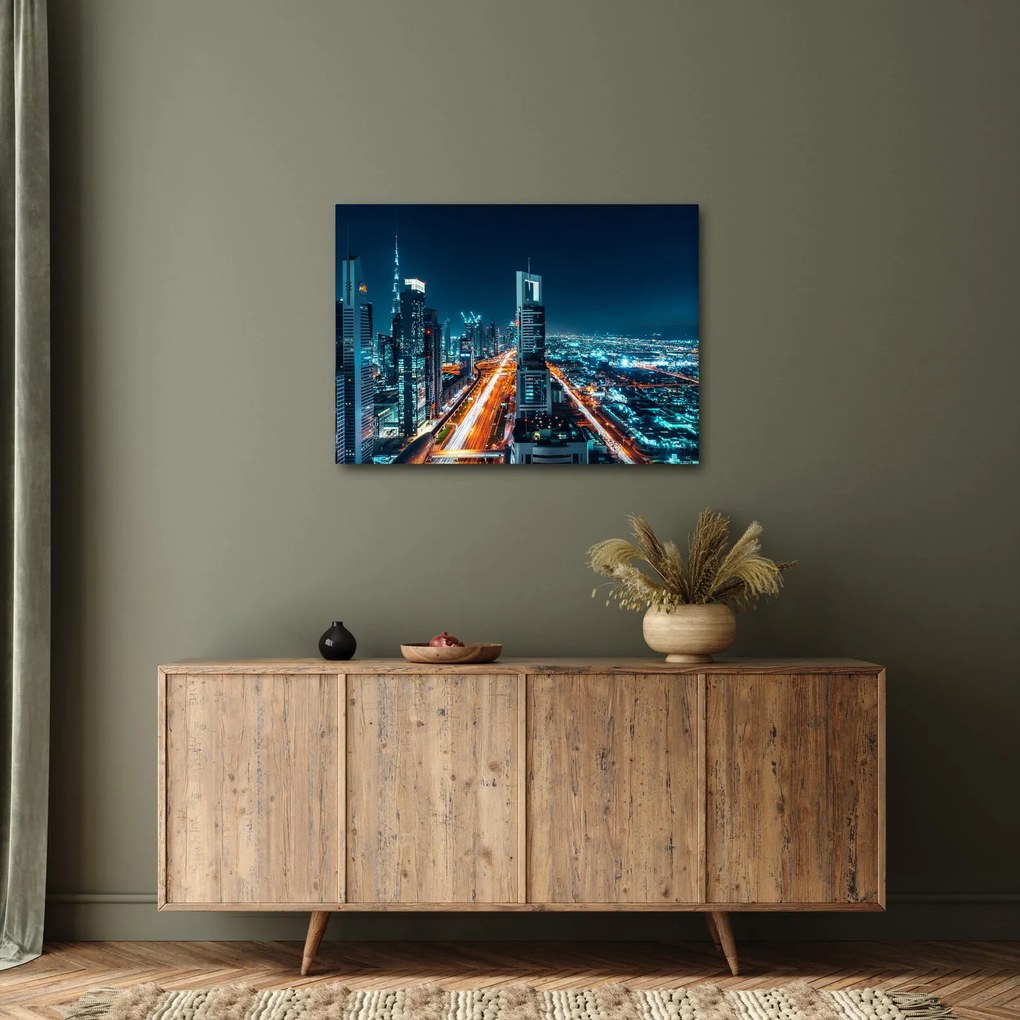 Obraz  - Noc w Dubaju (70x50 cm)