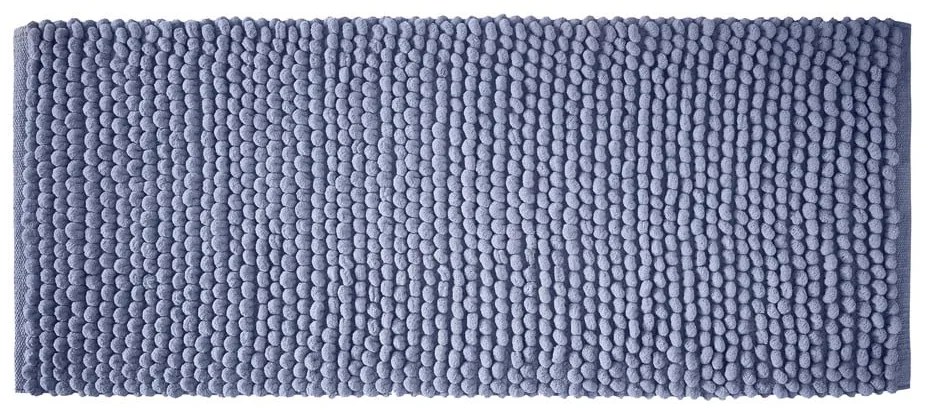 Niebieski dywanik łazienkowy 50x120 cm Aspen Bobble – Bianca