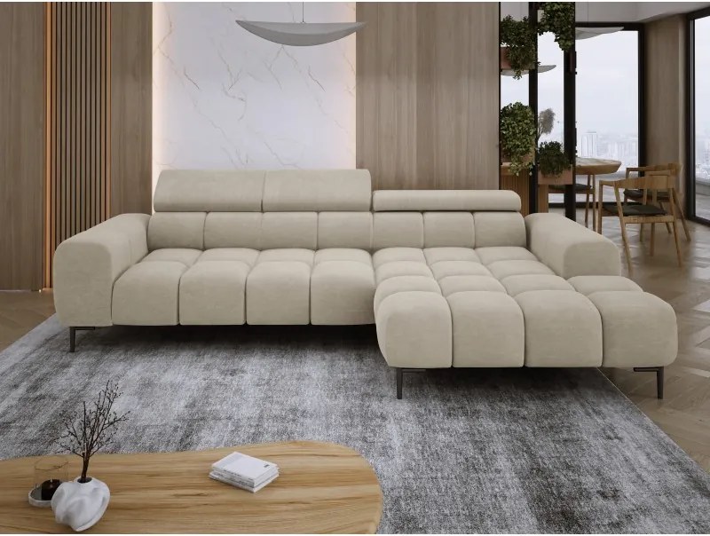 Narożnik PLAZA MINI Prawostronny w tkaninie CLOUD 03 WERSAL