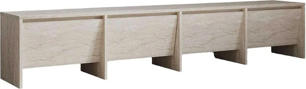 Stojak pod TV – 180 cm – Trawertyn – MDF