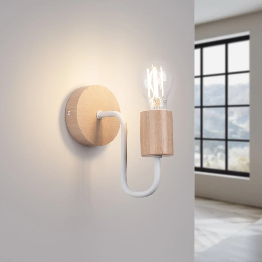 Kinkiet TIMBO biały SOLLUX LIGHTING