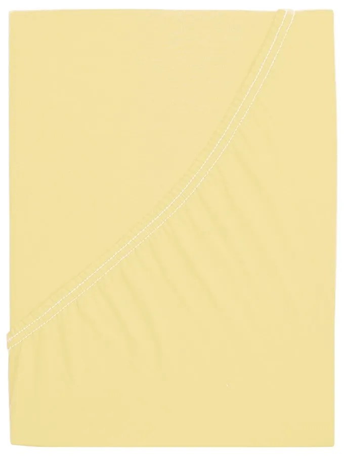 Żółte prześcieradło z gumką 140x200 cm – B.E.S.