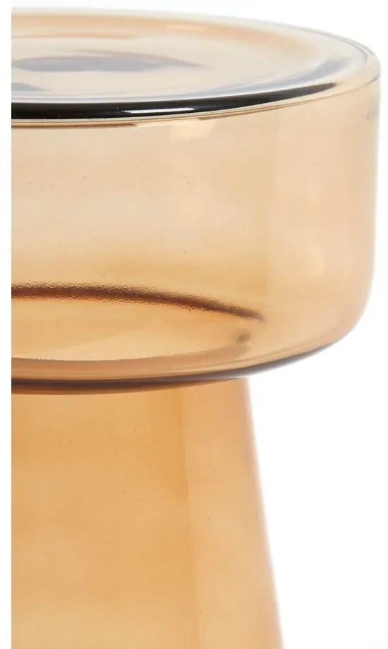 Szklany okrągły stolik ø 30 cm Dakwa – Light &amp; Living