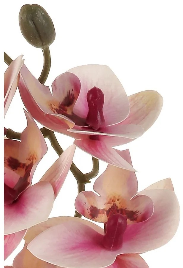 Sztuczny kwiat Orchidea jasnoróżowy, 10 x 10 x 63cm