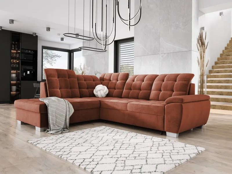 Narożnik LOTTA L wolnostojący Lewostronny tkanina SALVADOR 07 WERSAL