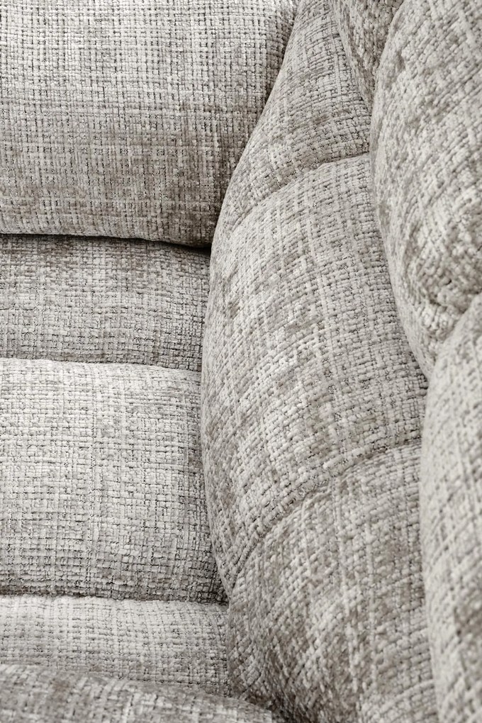 Fotel wypoczynkowy elektrycznie rozkładany popielaty AMORE