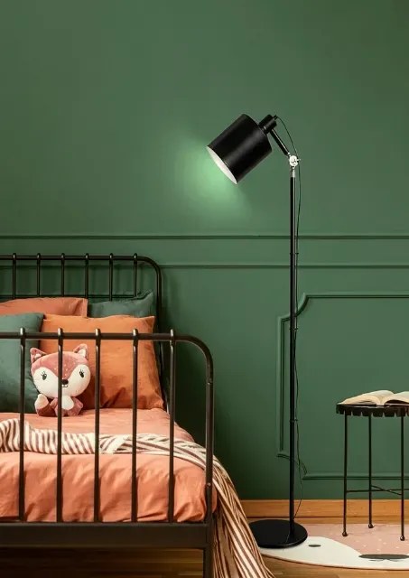 Lampa czarna stojąca F1-H86