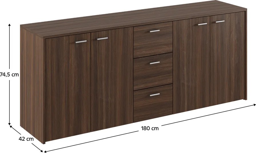 Szafka HUGOS 180, orzech tabacco