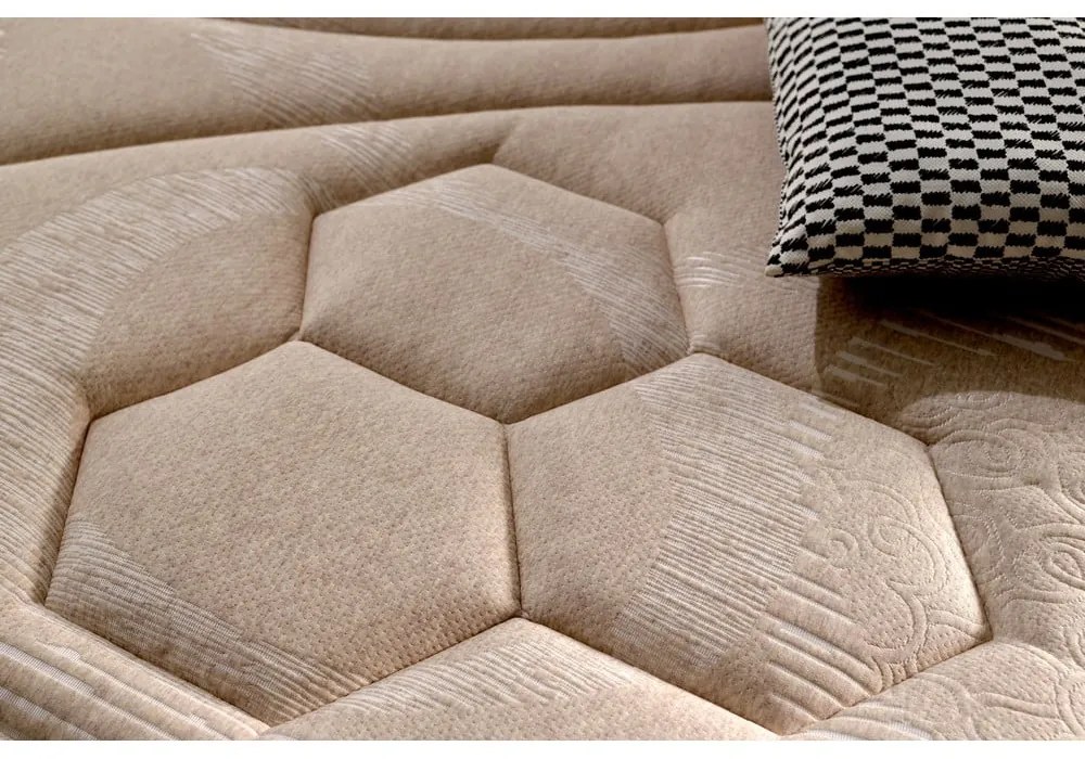 Średnio twardy/ekstra twardy piankowy materac dwustronny 140x200 cm Golden Class Max – Moonia