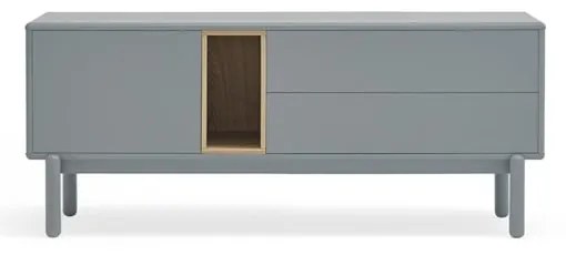 Niebieska/szara szafka pod TV 140x56 cm Corvo – Teulat