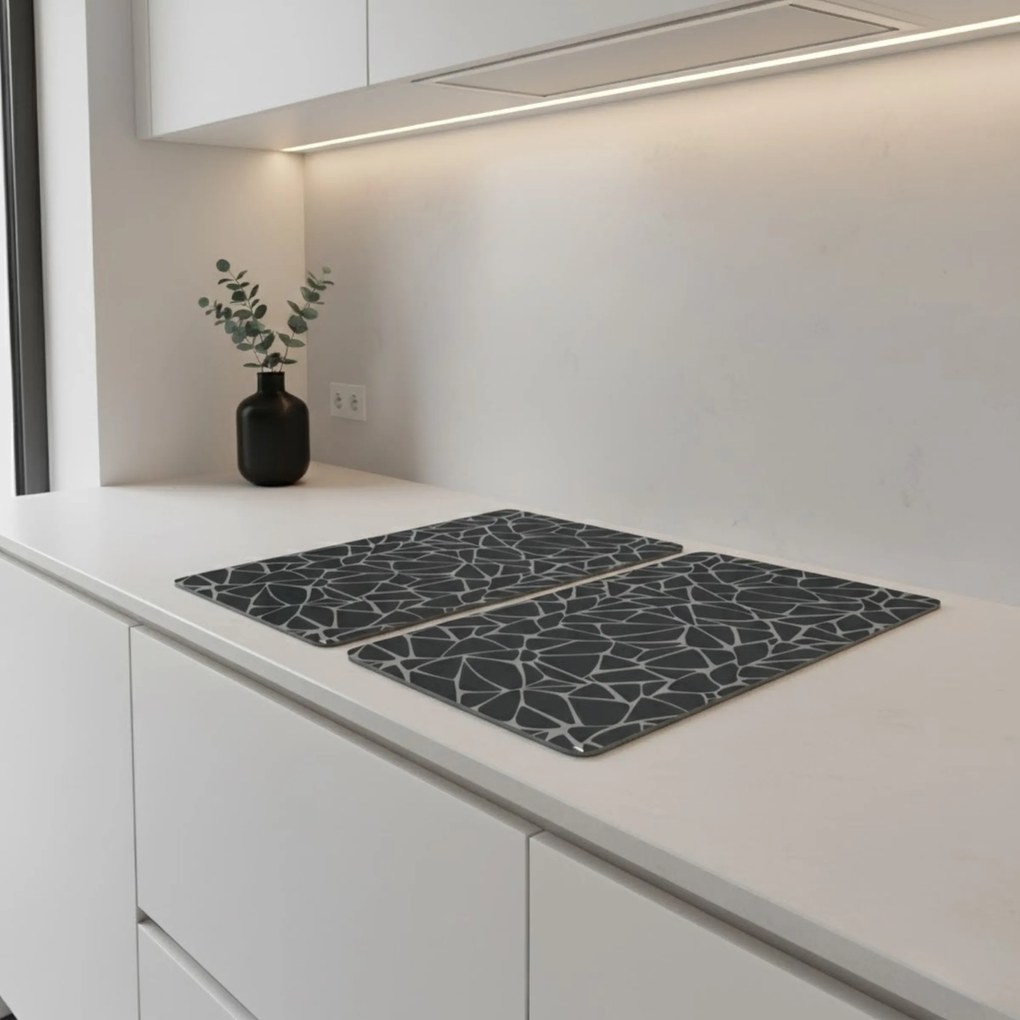 Szklane płyty kuchenne z hartowanego szkła, mozaika