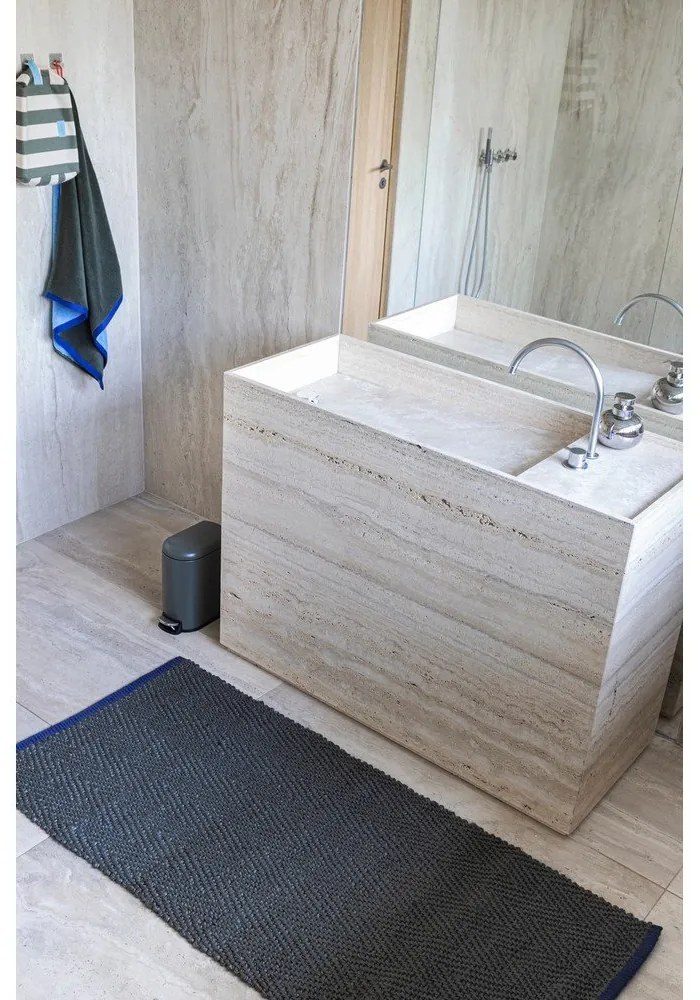 Ciemnozielony chodnik z juty 70x150 cm Notes – Mette Ditmer Denmark