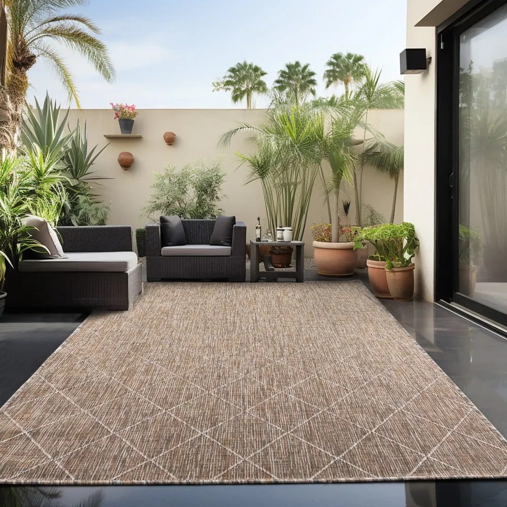 Beżowy dywan odpowiedni na zewnątrz 140x200 cm Zagora – Ayyildiz Carpets