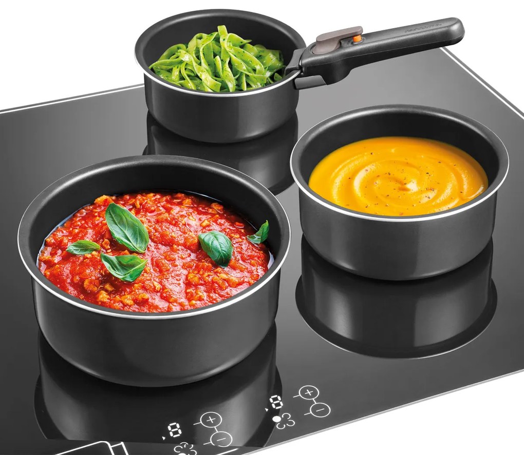 Tescoma Zestaw garnków ze zdejmowanym uchwytem VARIO, 4 części