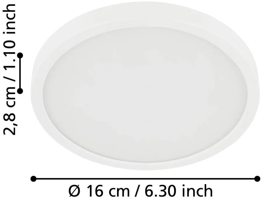 Biała lampa sufitowa LED FUEVA 5 – EGLO