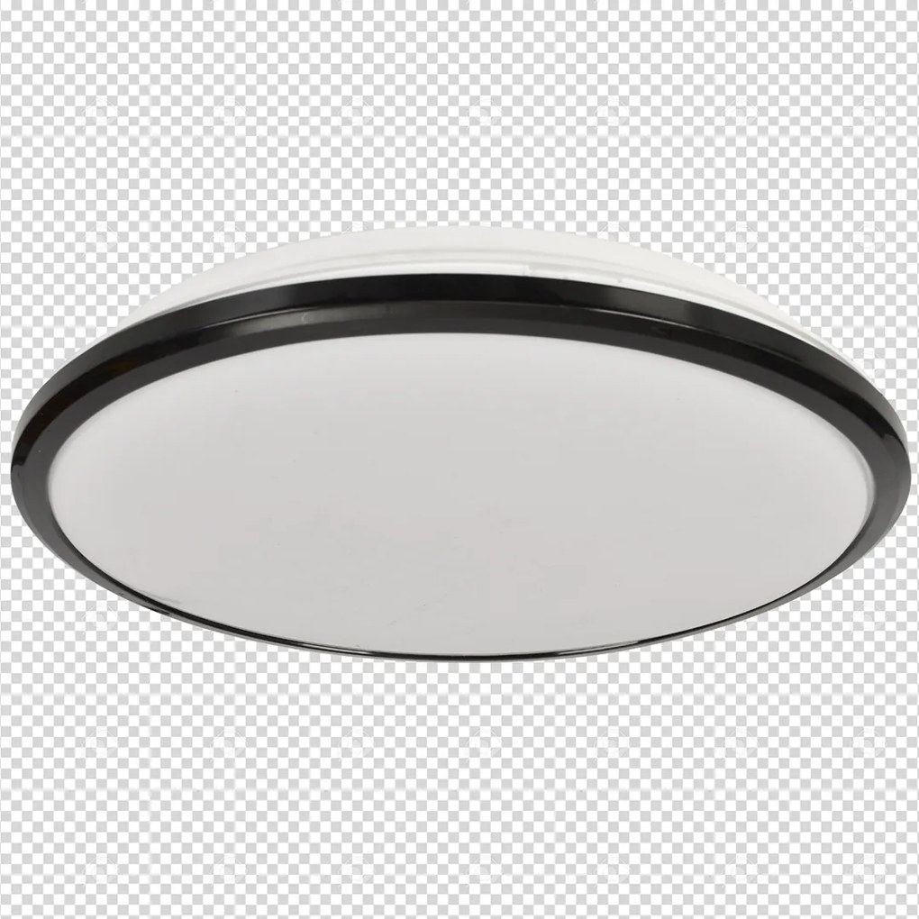 Plafon, czarne TERMA BLACK 18W LED IP44 Ø280 mm