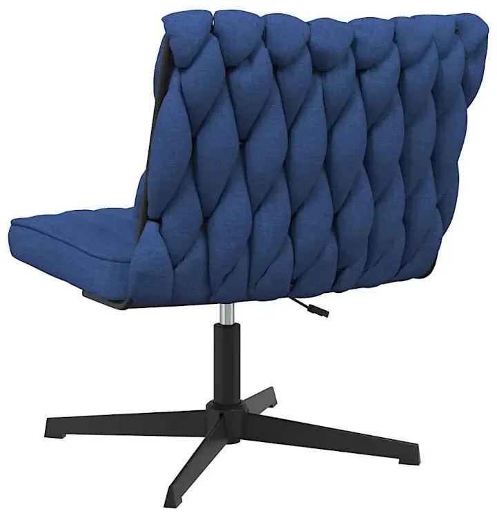 Fotel do biurka glamour niebieski K5-K00