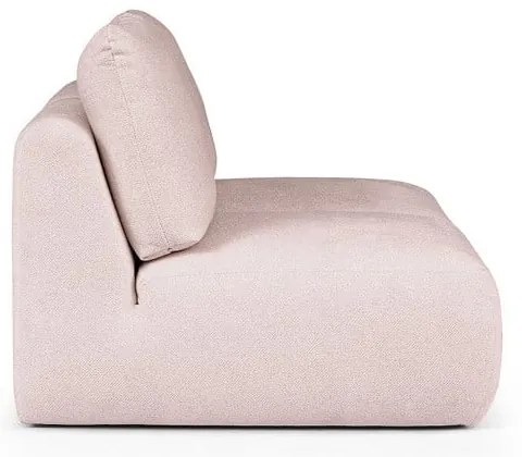 Jasnoróżowa sofa z materiału bouclé 164 cm Mirel – Rodier