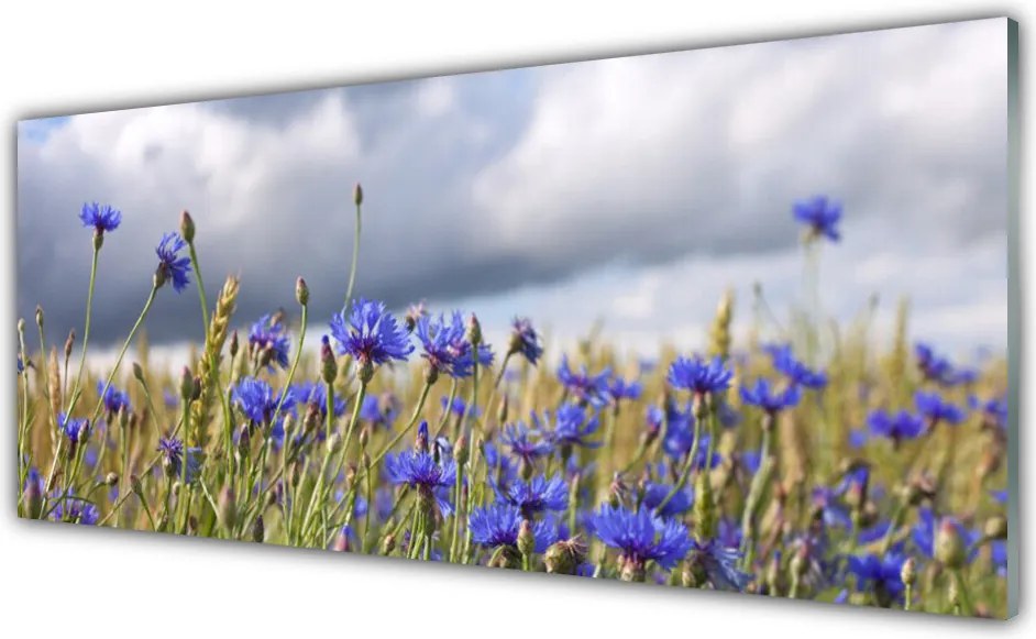 Panel Szklany Finezyjny Motyw Kwiatowy