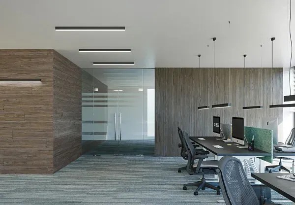 Czarna lampa wisząca LED gabinetowa 3000 K - EX619-Herrick
