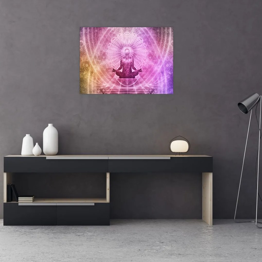 Obraz - aura medytacji (70x50 cm)