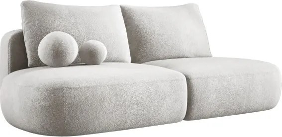 Sofa BLOOM Kanapa z funkcja spania i pojemnikiem w tkaninie APHRODITE 01 kolor BEŻOWY