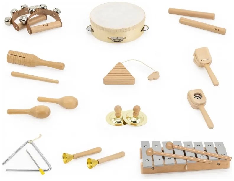 Viga drewniana tablica muzyczna zestaw 12 instrumentów perkusyjnych