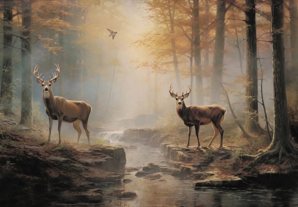 Fototapeta - Jeleń I. (196x136 cm)