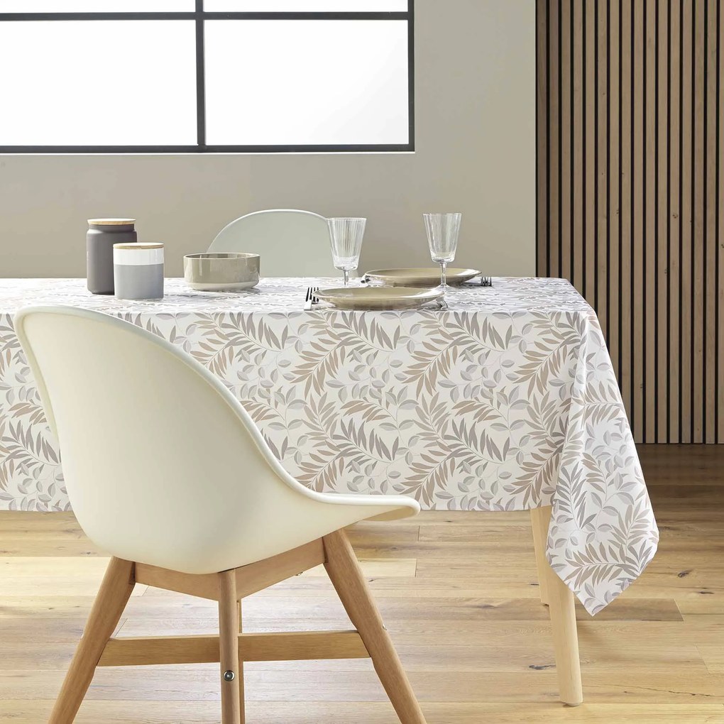 Obrus plamoodporny w listki, 145 x 240 cm, NEDELIA