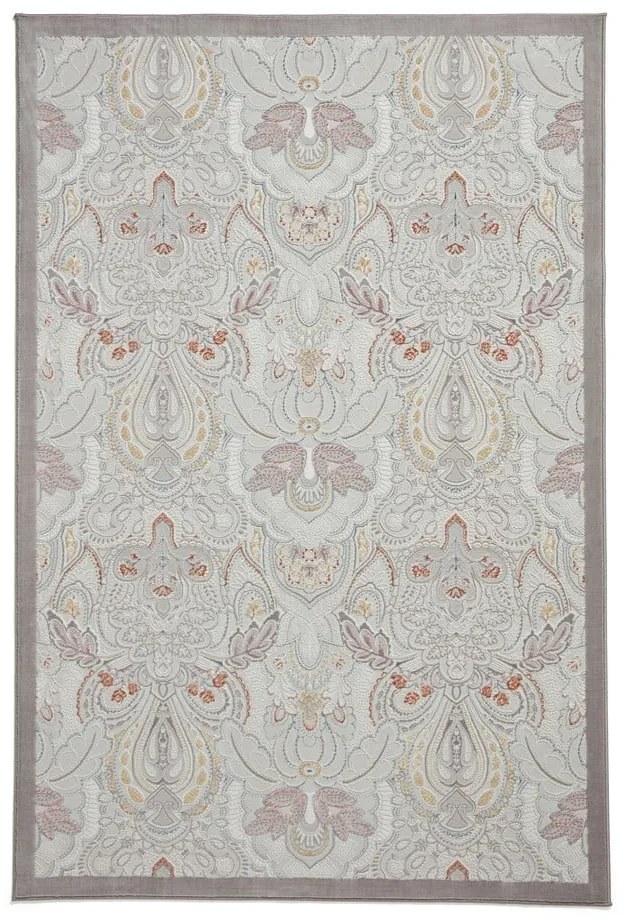 Dywan w kolorze kości słoniowej 160x230 cm Damask Pearl – Think Rugs
