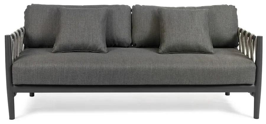 Ciemnoszara sofa ogrodowa Switch Rope – Diphano