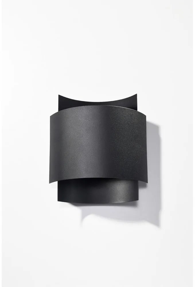 Czarny kinkiet Sollux Forgmi