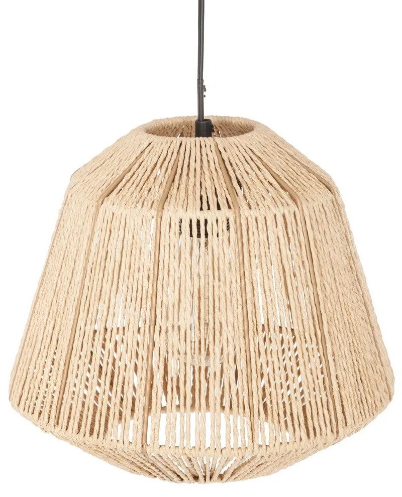 Lampa sufitowa etniczna, atrakcyjne oświetlenie wiszące z kloszem, gwint E27