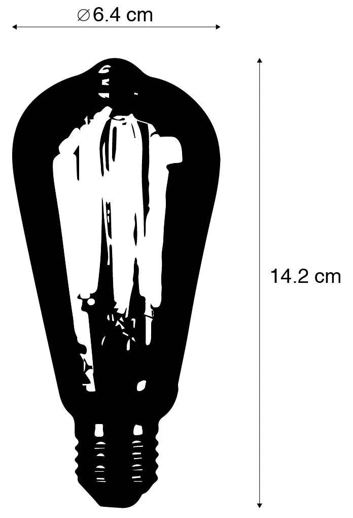 Zestaw 5 inteligentnych żarówek LED E27 Dim to Warm ST64 7W 806lm 1800-3000K